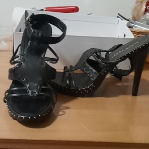 Blake Scott black rhinestone, sandal pumps